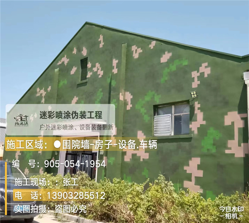 徐州外墙数码迷彩漆施工报价清单(100㎡标准墙面测算)